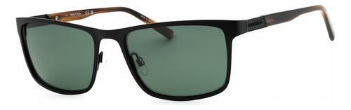 Nautica, Lentes De Sol, Rectangular, Uni, N5146 S Black/gre