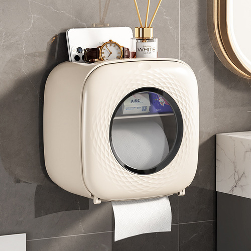 W Set De Papel Higiénico Para Baño, Perforador,