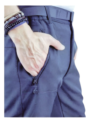 Pantalón Térmico Softshell Hombre Con Cinturon. Tactico. 39