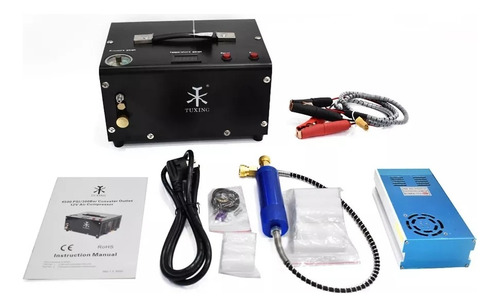 Compresor de aire Tuxing Carbine Pcp Diving 4500 psi 300 bar