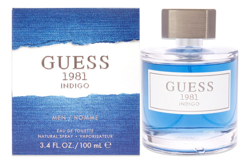 Aerosol Edt Guess 1981 Indigo De Guess Para Hombre, 3.4 Onza