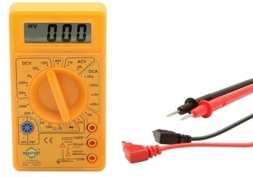 Kit 3 Multímetros - Digital Com Alarme Sonoro Brasfort C111