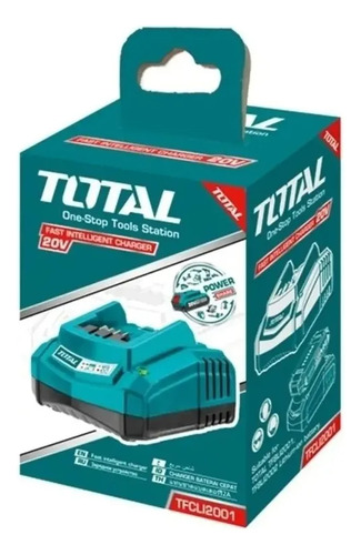 Cargador De Batería Inteligente 20v Total Tfcli2001