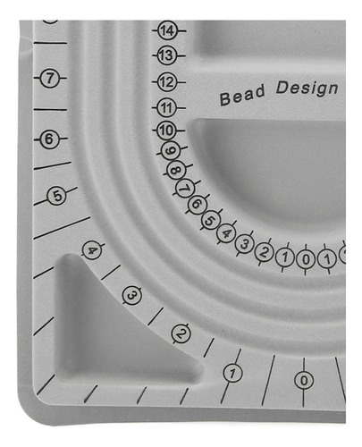 Brazalete Bead Mat, 2 Unidades, Brazalete Gris Flocado