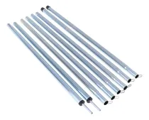 Comprar Par De Mástiles Varilla Hierro Toldos Carpas Lonas Jardín   