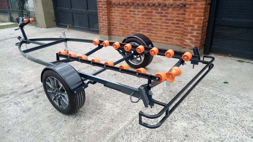 Imagen 6 de 14 de Trailer Nautico Para Moto Triplaza Homologado Patentable
