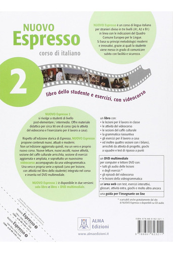 Libro Curso Italiano. Nuovo Espresso: Libro Studente 2