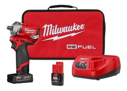 Llave Impacto Milwaukee 1/2 M12 Fuel 2555-22 Kit Brushless