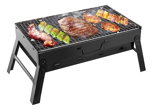 Parrilla De Carbon Portatil Plegable Parrillin Brasero