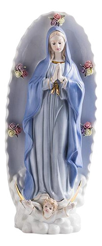 Ornamentos Escultura De Porcelana Virgen María Arte Y