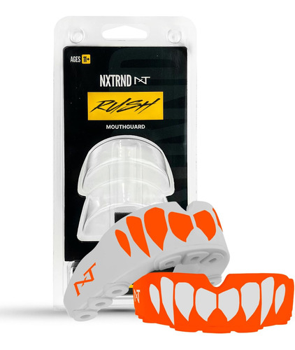 Protector Bucal Nxt Dep Contact X2u Blanco Y Naranja