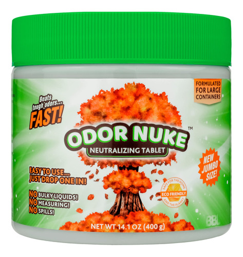 Odor Nuke - Tabletas Desodorizantes Para Inodoro De Cabecera