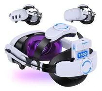 Comprar Head Strap Para Gafas Vr Quest 2 Y Quest 3 + Bateria 7500mah