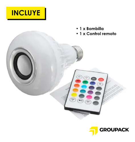Foco Led Inteligente Rgb Bluetooht Bombilla Alexa Google 12w