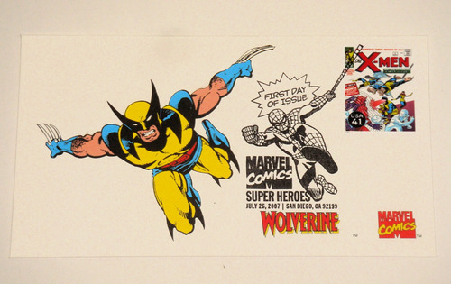 Wolverine- Sobre Con Estampilla U S P S- 1-er Dia Exhibicion (Usado)