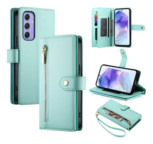 Funda De Teléfono De Piel Sintética De Lujo Para Samsung Galaxy A56 A36 A26 A16 A55 5g A35 A15 A25 5g A05s A54 A3 A33 A53