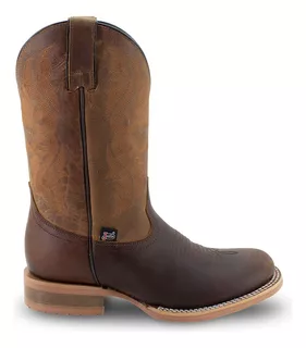 Botas Vaqueras Hombre De Piel Café Justin Boots 5452