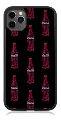Funda Protector Para iPhone Coca Cola Botella Roja Collage