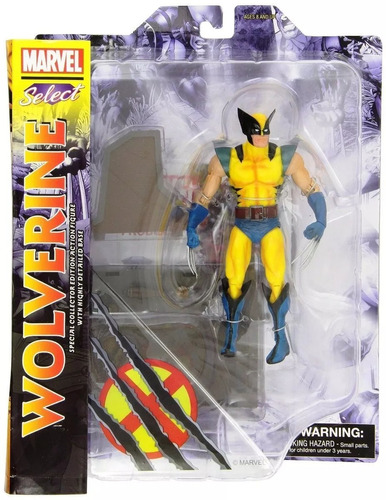 Figura De Acción Articulada Wolverine Marvel Select 