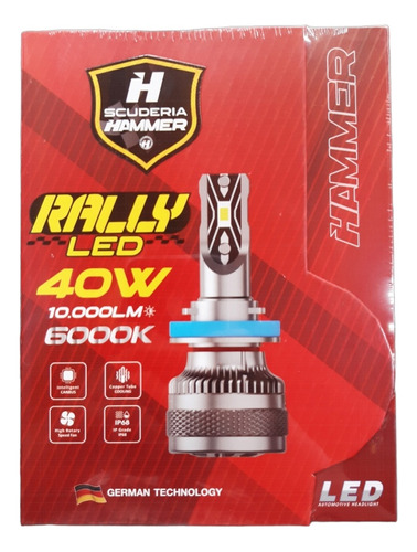 Luces Led H4 Hammer Rally 10.000 Lumenes 