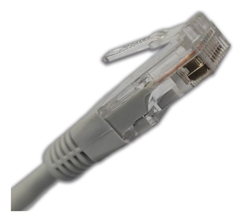 Patch Cord Utp De Red Cat 6 1,5 Metros Gris Howell