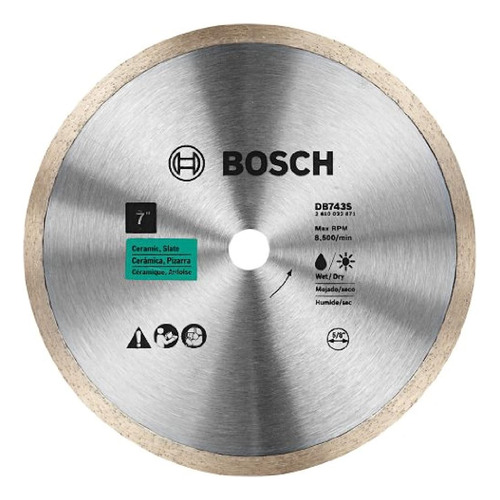 Bosch Db743s 7inch Contour Rim Rim Diamond Blade