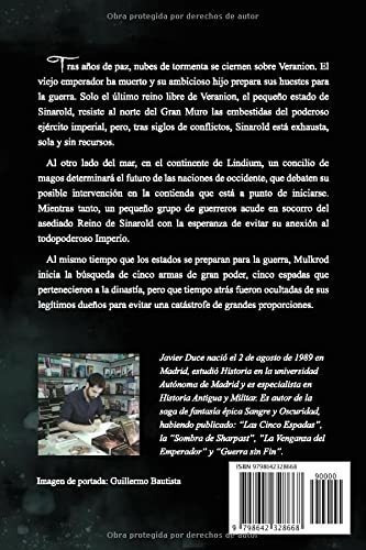 Sangre Y Oscuridad I. Las Cinco Espadas Una Novela., de Duce Ursa, Javier. Editorial Independently Published en español