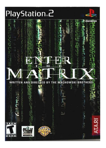 Juego multimedia físico original de Enter Matrix para Playstation 2