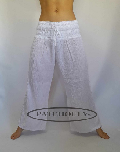 Pantalon Babucha Bambula Yoga Tai Chi Caderin Palazzo