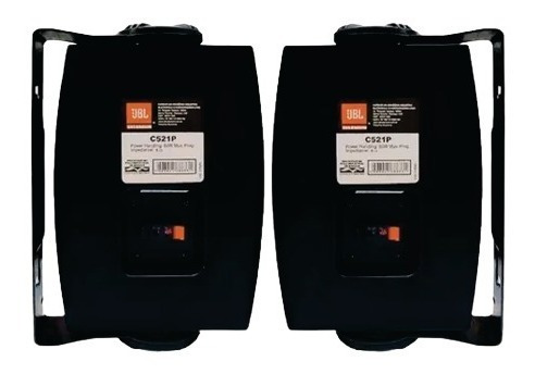 Kit Som 4 Jbl C521p + Pwm1000 Fm 250wrms Rest,loja,academia