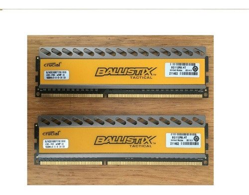 Kit 2x Ddr3 Crucial Tactical 4 Gb - Ler Anuncio