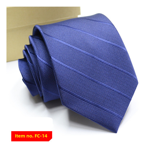Corbata Casual De Negocios Unisex Con Rayas De Poliéster Y J