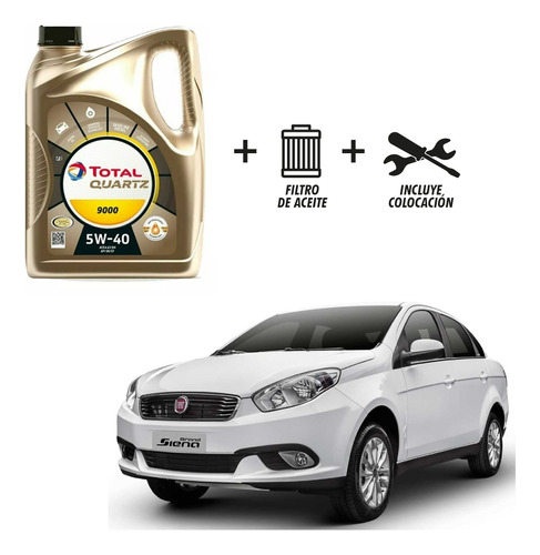 Cambio De Aceite Y Filtro De Aceite Fiat Siena 1.8l 110 Cv