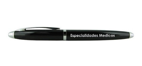 Plumas Personalizadas Elegante, Estuche Y Grabado Láser Gratis, Century Negra