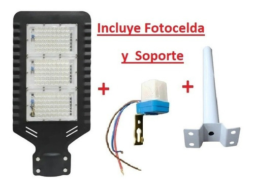 5 Lamparas Alumbrado Publico Led 150w Con Fotocelda Y Brazo