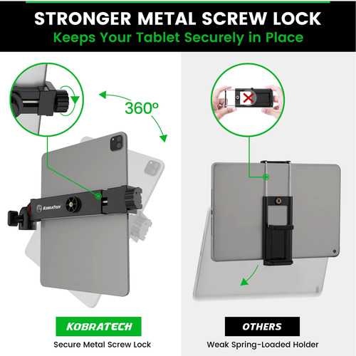 Soporte Para Trípode Para iPad Kobratech, Compatible Con Ipa
