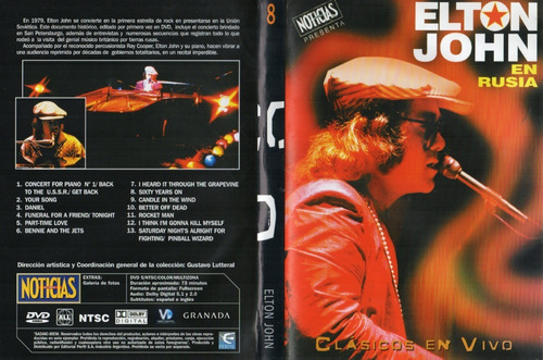 Dvd Elton John   En Rusia 