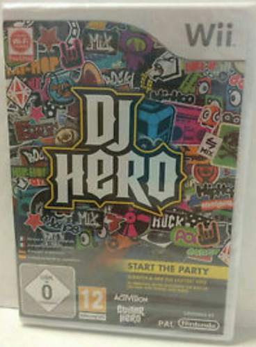 Dj Hero Original Wii Juega Ser Dj ( Bandeja No Incluída ) 