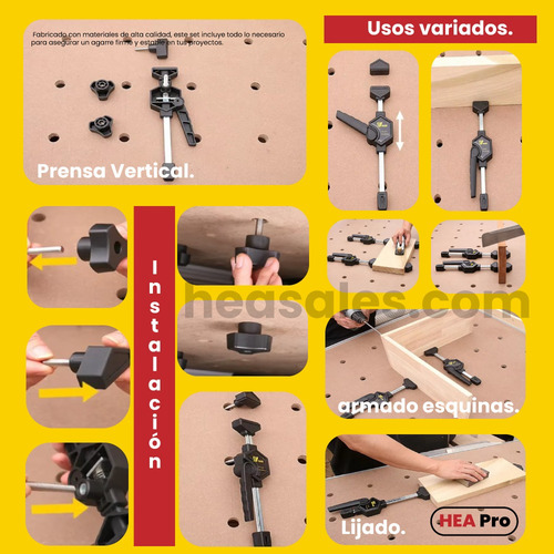 Par Prensa Automatico Horizontal 3/4 - Hea Pro