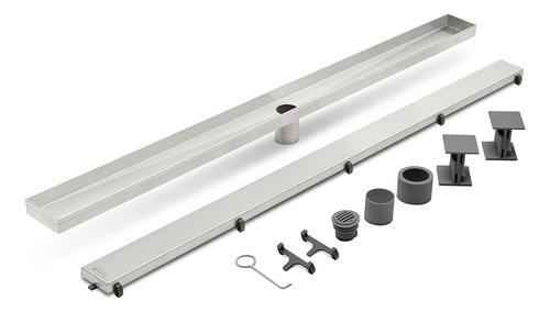 Desague Aqua Lineal 2 En 1 Clasico Mate 90cm Da900t02 Atrim
