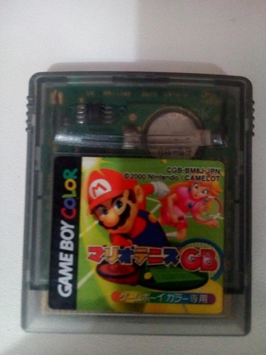  Game Boy Color Mario Tennis (original Japonés).