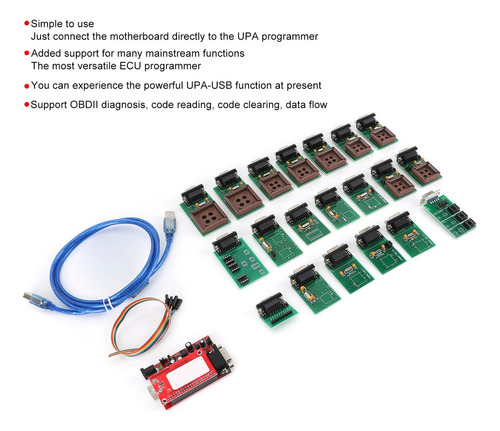 Programador De Detectores Usb Upa Ecu Diagnostic Para Lector