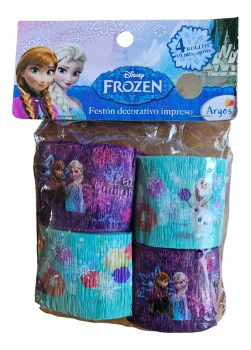 Feston Decorativo Frozen Cotillón De Cumpleaños 