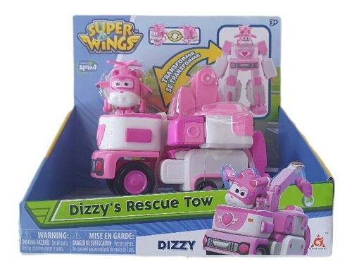 Figura Dizzy Super Wings Remolque De Rescate Nuevo Original