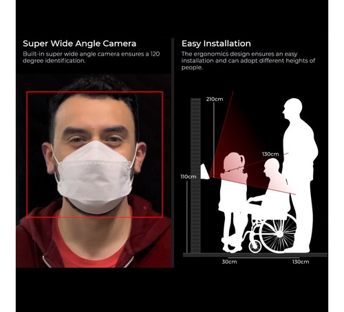 Control Biométrico Facial De Asistencia Anviz Facepass 7
