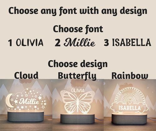 Regalo Lindo Y Creativo, Luces Nocturnas De Nube Y Mariposa
