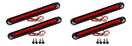 4 Luces Led De Remolque De 10 Pulgadas, 15 Pulgadas, Luz Led