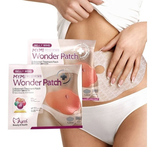 5 Parches Reductores Adelgasante Abdomen Mymi Wonder Patch.