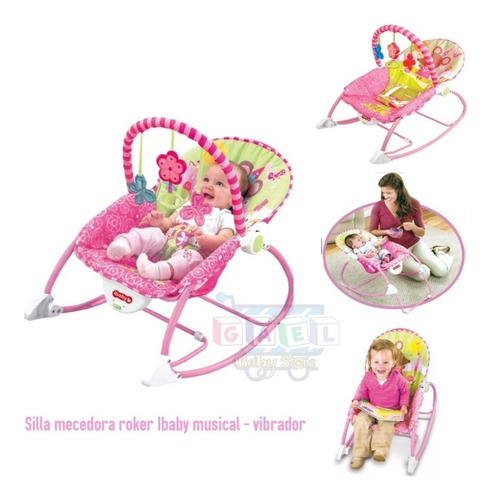 Silla Mecedora Para Bebé Musical - Vibrador Niño-niña