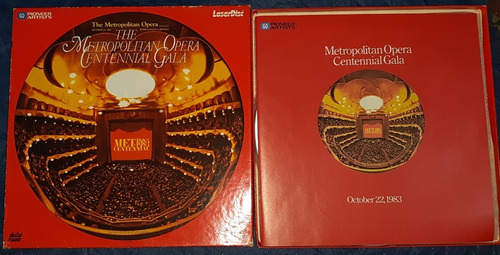 Imagem 1 de 6 de Frt Grátis Metropolitan Opera Centennial Gala Laserdisc